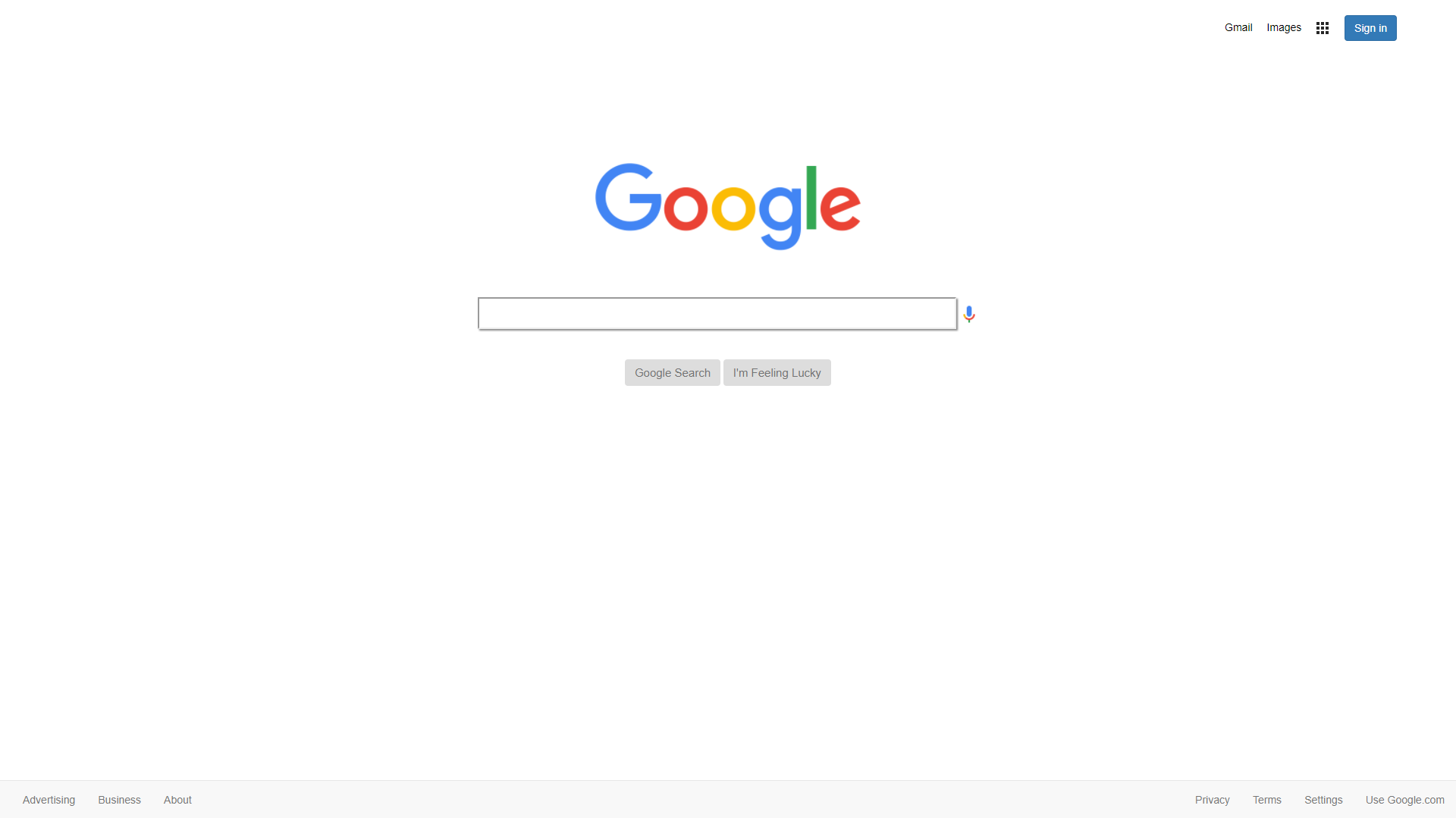 Google Homepage Clone